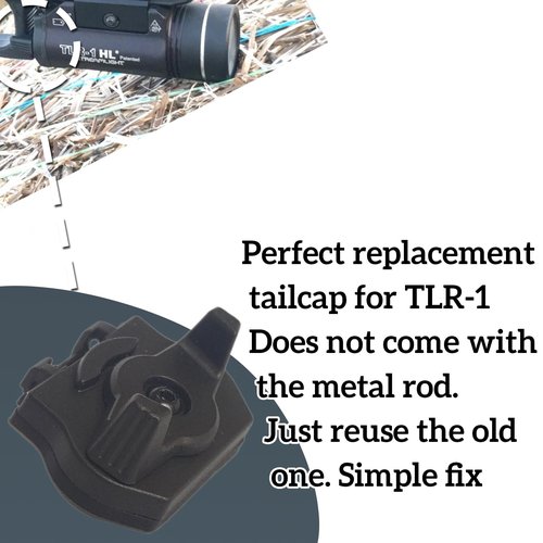 TLR1 Flashlight Pressure Switch Compatible with Streamlight Battery Door TLR-1 TLR-2 Series Replacement Parts Black