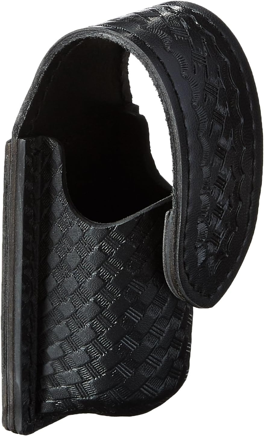 Safariland Duty Gear Bianchi 38-4-48HS: Mace Holdertop Flap, STX Basket Weave, Black