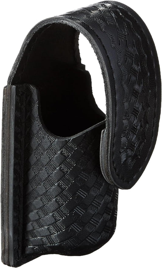 Safariland Duty Gear Bianchi 38-4-48HS: Mace Holdertop Flap, STX Basket Weave, Black