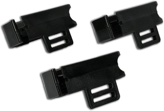 Gear Clip (Pack of 3), Multipurpose Fastener for Clipping Accessories to Front Backpack Straps
