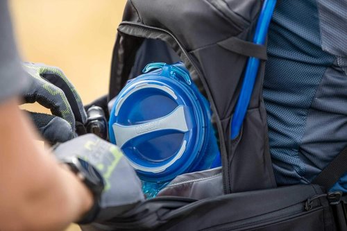 CamelBak 3-Liter Lumbar Water Reservoir - Hydration Bladder - Faster Water Flow Rate - Leak-Proof Water Bladder - Ergonomic Shape - Big Bite Valve - BPA-Free - 100oz