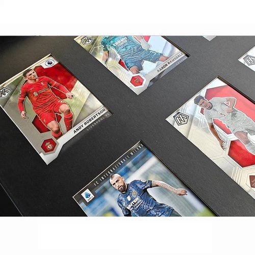 Baseball Display Card Box,6 Graded Sports Trading Card Display Frame,Collectible Card Display Stand,Star Card Display Box,with UV Protection,Suitable for Football,Basketball,Hockey,Black.