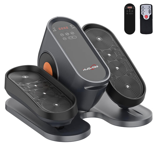 HJDFGSS Under Desk Elliptical Machine, Electric Ellipse Leg Machines as Seen on Tv for Seniors with 10 Adjustable, Leg Machines,Quiet & Portable Seated Pedal Exerciser