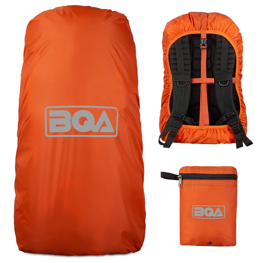 BQA Backpack Rain Cover Waterproof Rating 5000mm with Adjustable Anti Slip Buckle Strap Upgraded Coating Reinforced Inner Layer, Integrated Carry Pouch Design for (10-70L)
