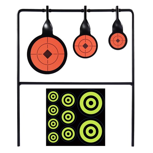 KNINE OUTDOORS Hunting Shooting Taget Airgun Spinner Target, Rated for .22 Rimfire Rifles and .22 Handguns