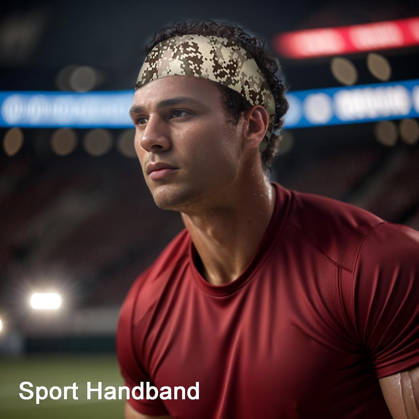 Men's 9-Pack Sports Headbands | Stretchy Sweatbands for Running & Workouts