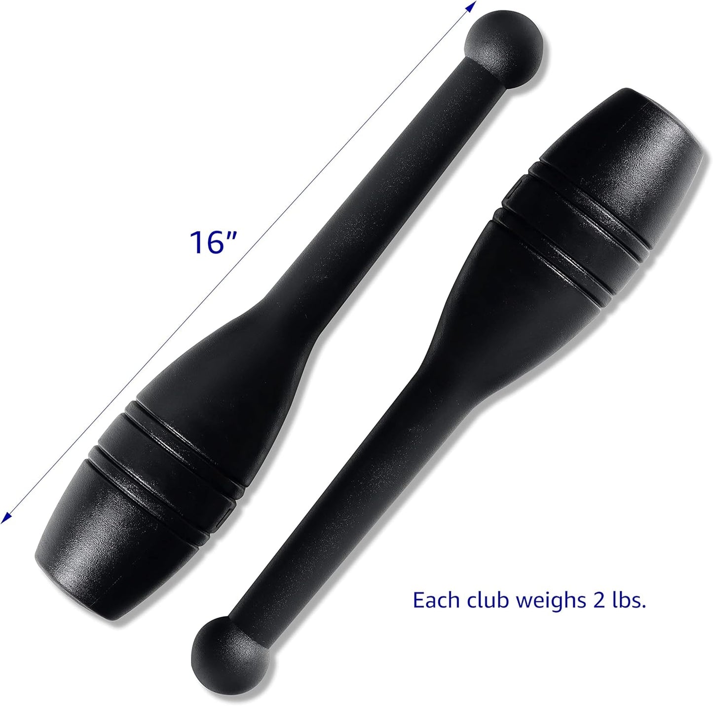 Trademark Innovations Indian Club Exercise Workout Bars