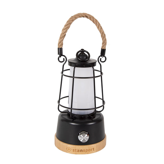 Stansport Rechargeable Hemp Rope Lantern - 1000 Lumen