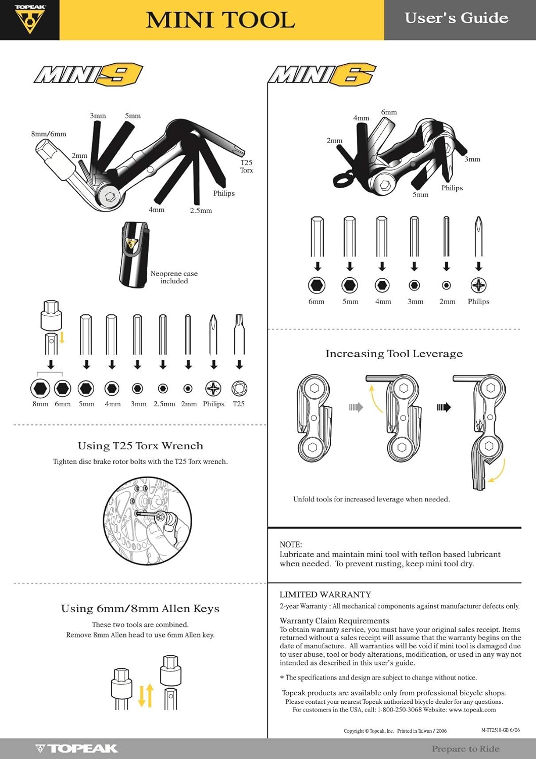 Topeak Mini 9 Multi-Tool