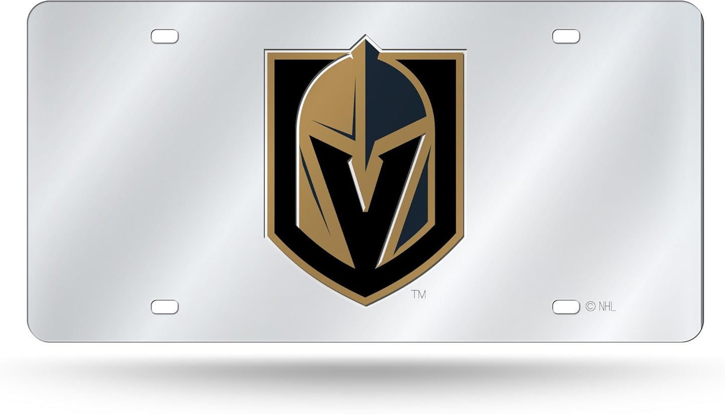 NHL Anaheim Ducks License Plate Tag - Laser Inlaid Metal Car Accessory