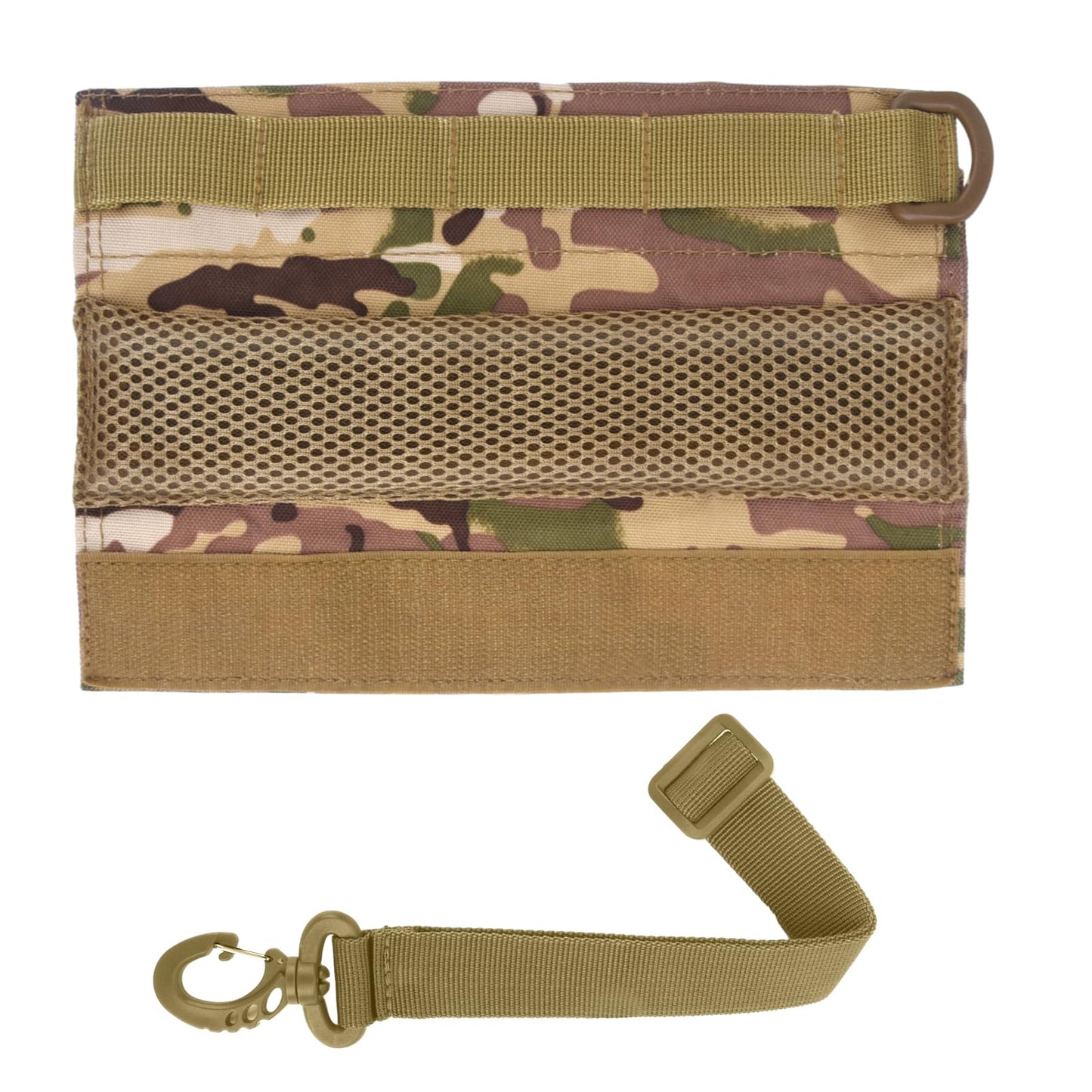 Generic Tactical Headphone Cover Sewing Usts Advanced Modular Kit Tape Headset Headband Pads Soft Replacement with Holder for General Shooting Military Hearing Protection Earmuffs(Camo)