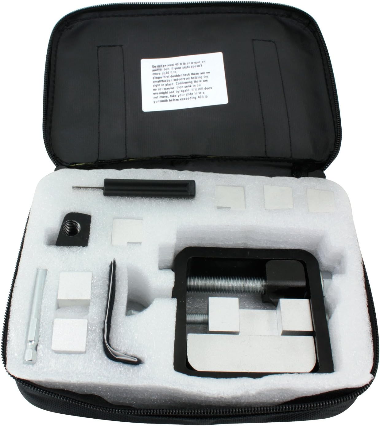 Sylvan Universal Sight Push Tool PURSHER for Handguns Pistols Front OR Rear 1911, Glock, ETC... (All Blocks Included)