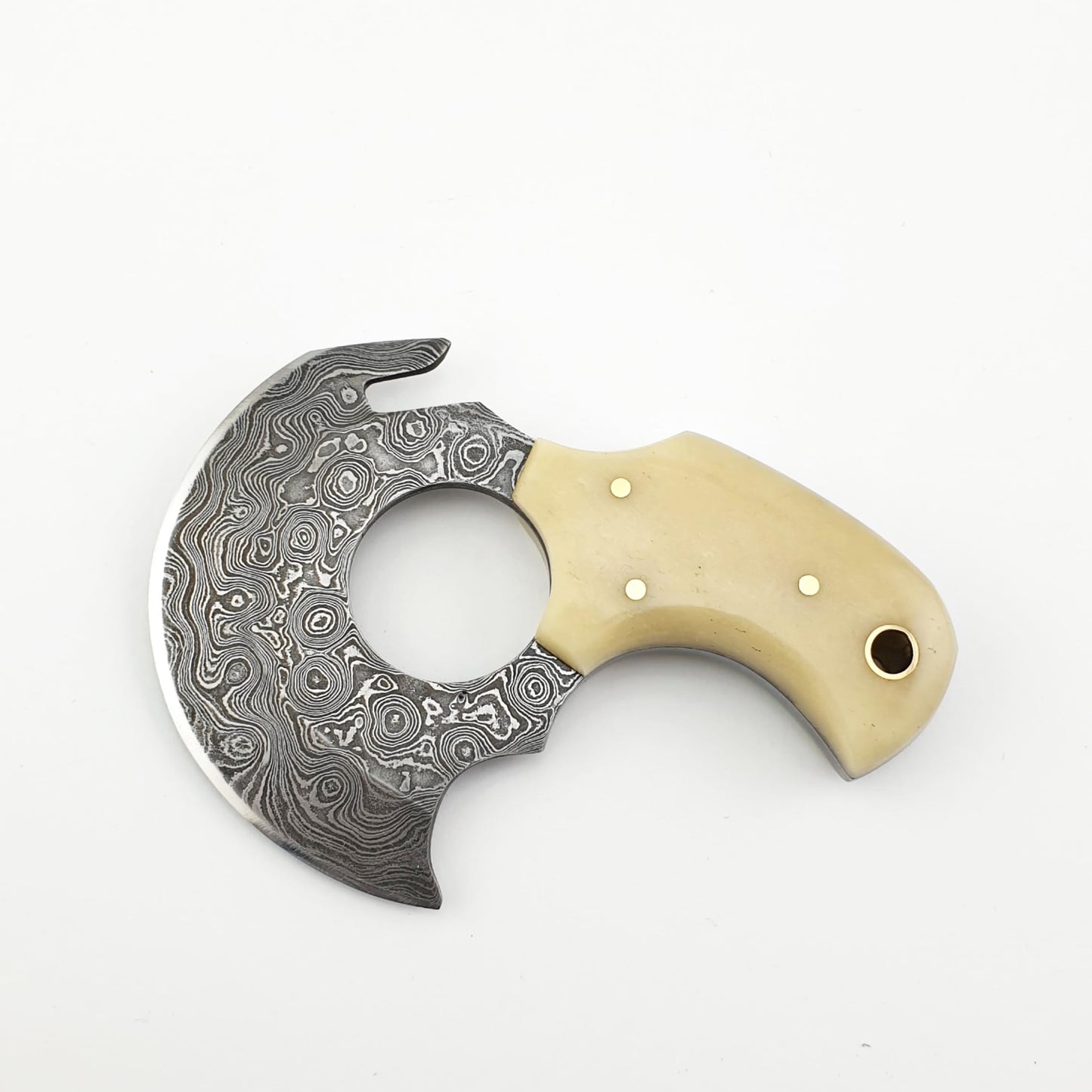 DREVNI STEEL Skinning Knife Bone Handle