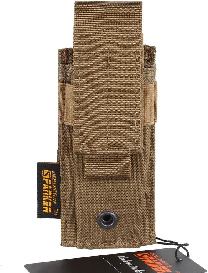 EXCELLENT ELITE SPANKER Molle Single/Double Pistol Mag Pouch Tactical Magazine Pouch Tool Organizer Holder
