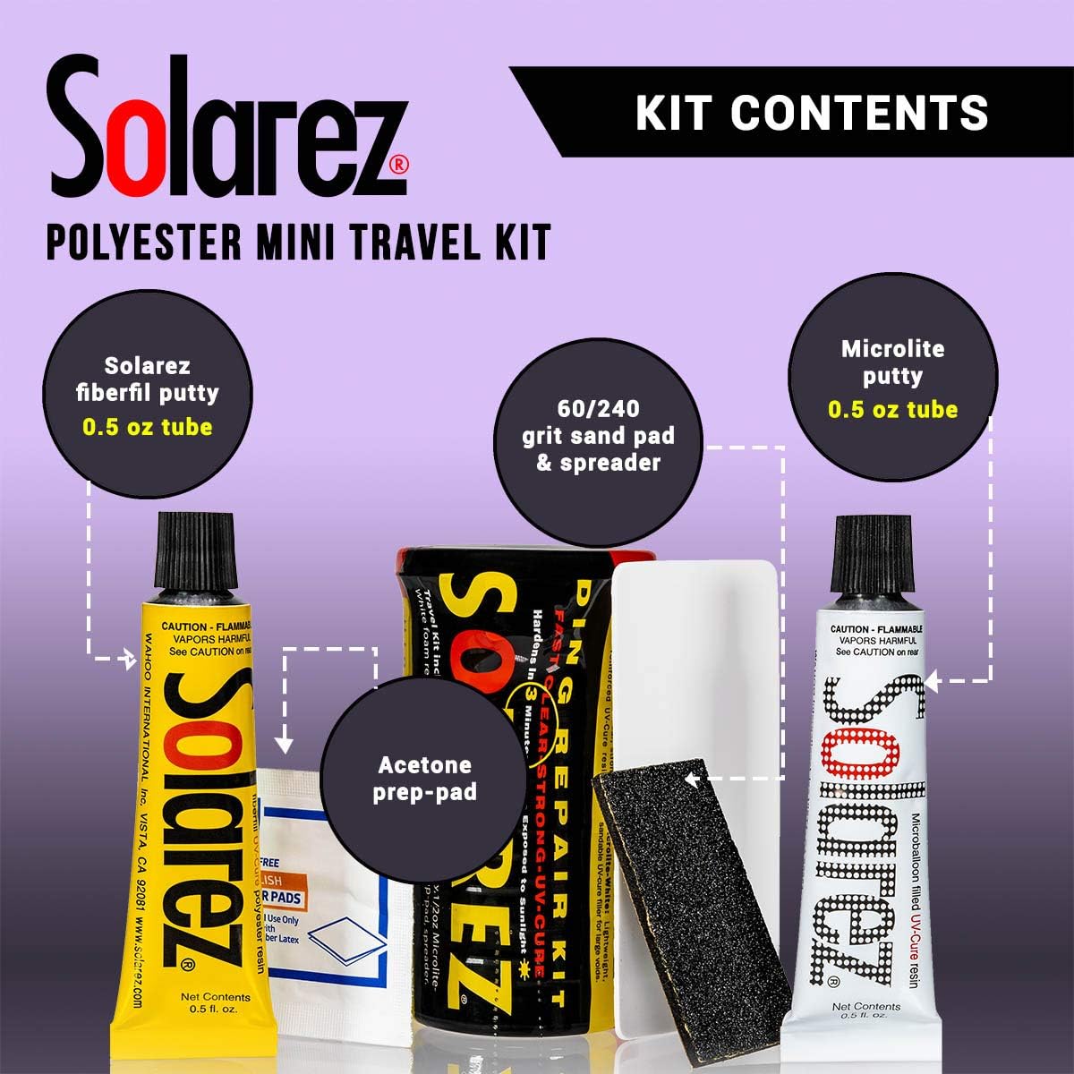 SOLAREZ Artisan Epoxy Resin Kit - Clear, UV-Resistant, 16 oz for Crafts & Repairs