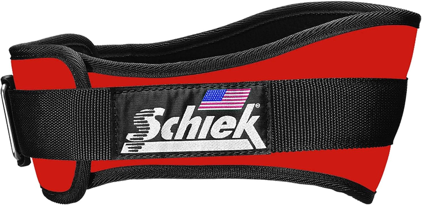 Schiek Sports 2006 Nylon 6 Inches Weight Lifting Belt - Support Belt for Power Lifting
