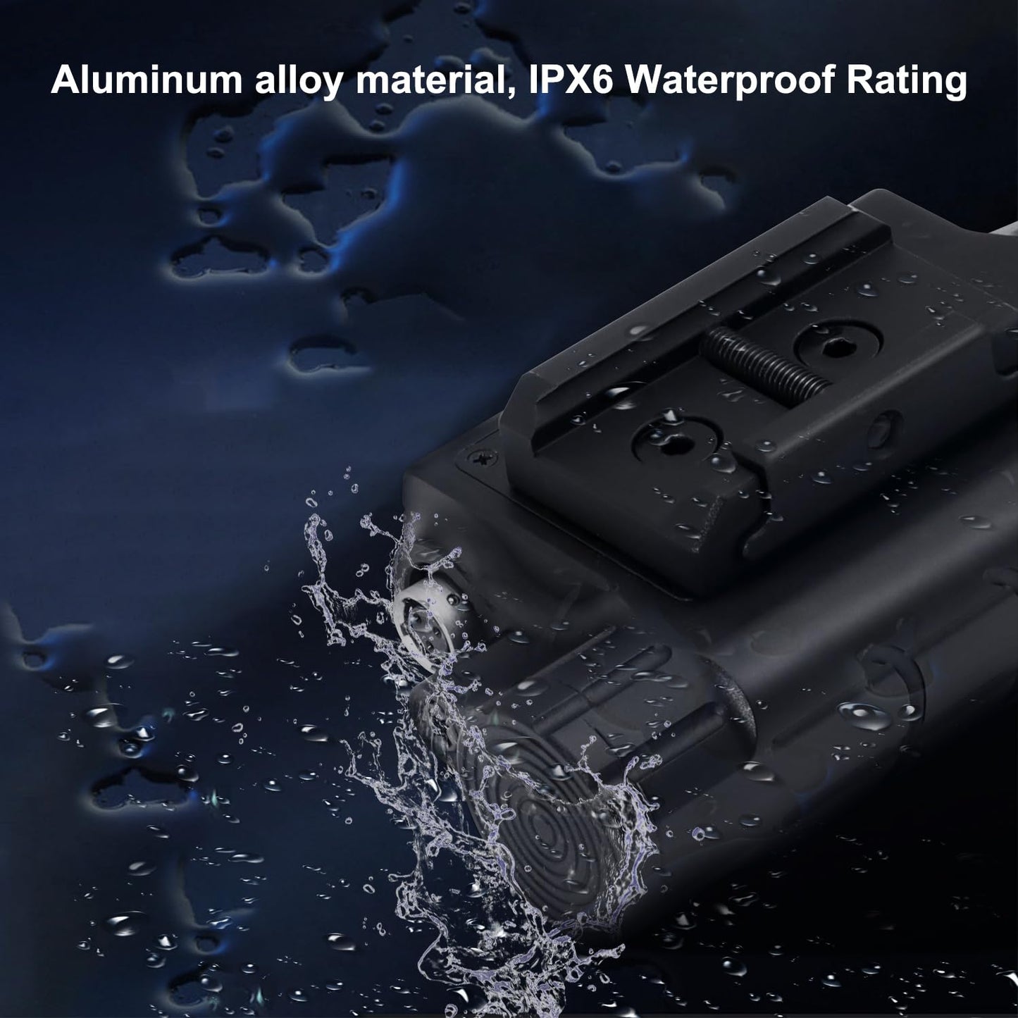 1200 Lumens Tactical Flashlight Dual Laser Combo for Rifle, with Momentary/Constant/Strobe Model, Green and Blue Laser & Tactical Flashlight Multi-Function Combo, with 9-inch Remote Pressure Switch