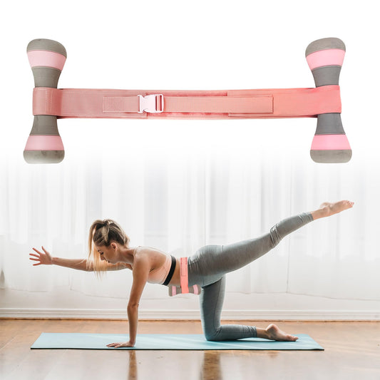 YARKHI Hip Thrust Belt, Booty Belt for Hip Thrust, Easy to Use with Dumbbells, Kettlebells, Plates, Exercise Hip Thrust Belt with Non-slip Padding to Protect Your Hips for the Gym Home Workouts