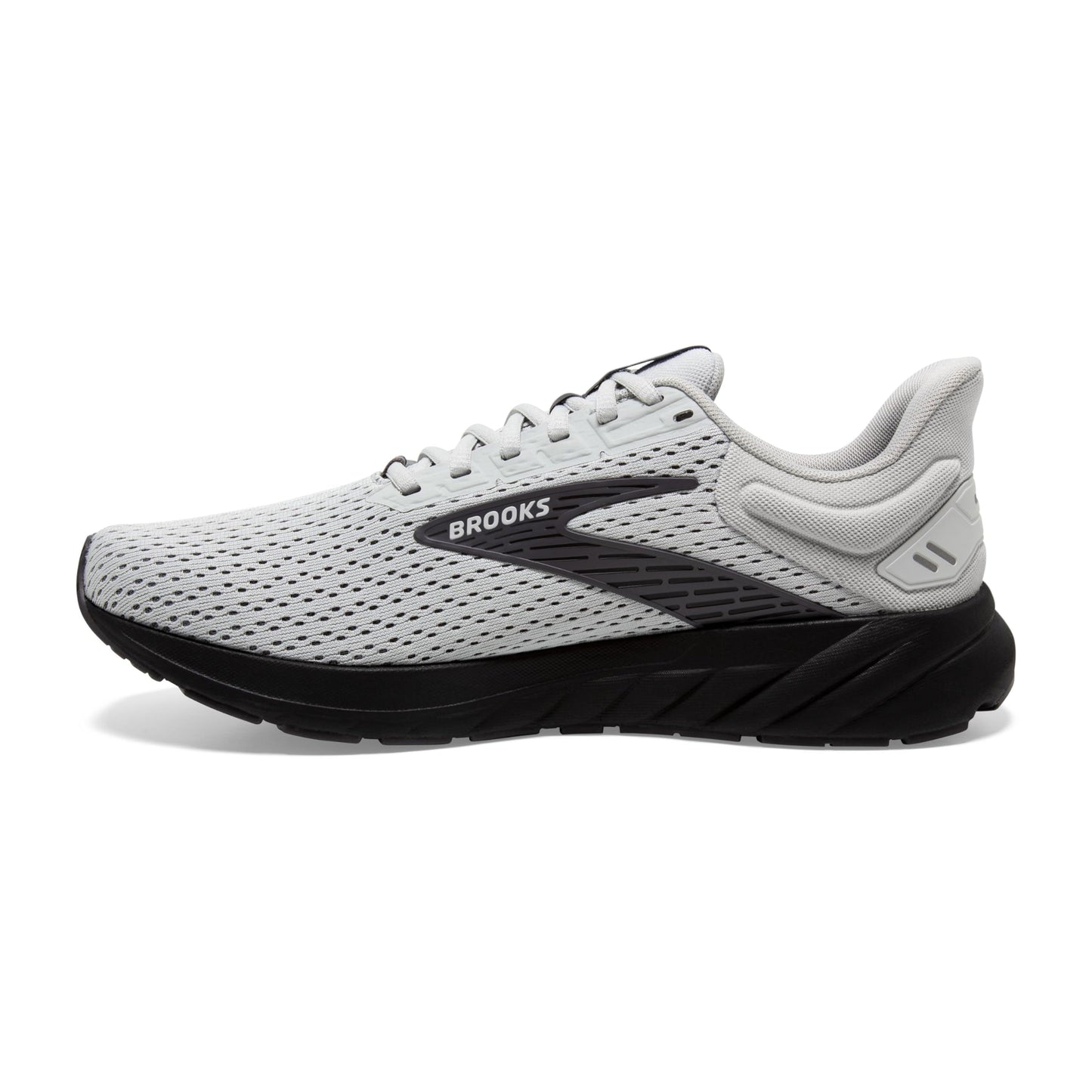 Brooks Men’s Anthem 6 Neutral Running Shoe - Grey/Blackened Pearl/Grey - 9 Medium