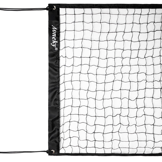 Aoneky Outdoor Replacement 21ft Portable Volleyball/Pickleball/Badminton Net - Indoor Standard Regulation Volleyball/Pickleball/Badminton Court Netting Only