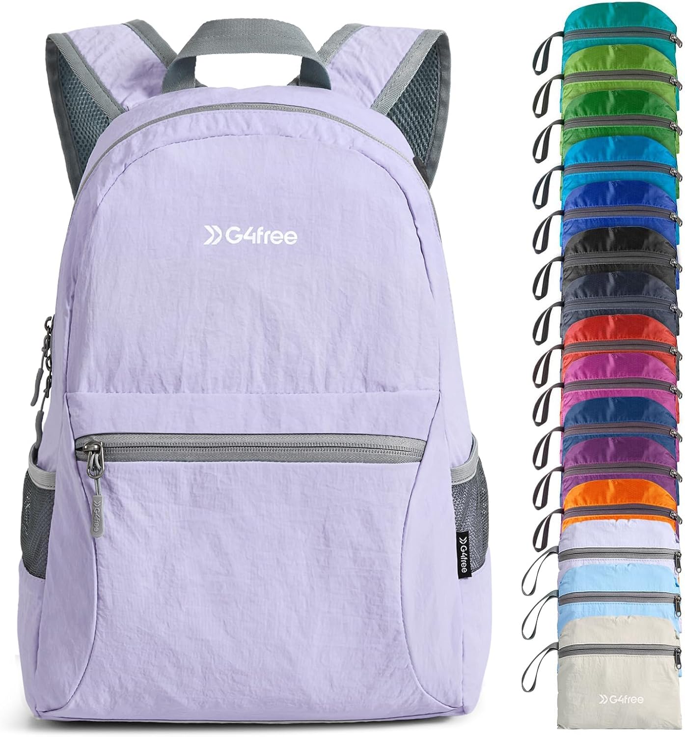 G4Free 20L Lightweight Packable Backpack Travel Hiking Daypack Foldable Backpack for Men Women