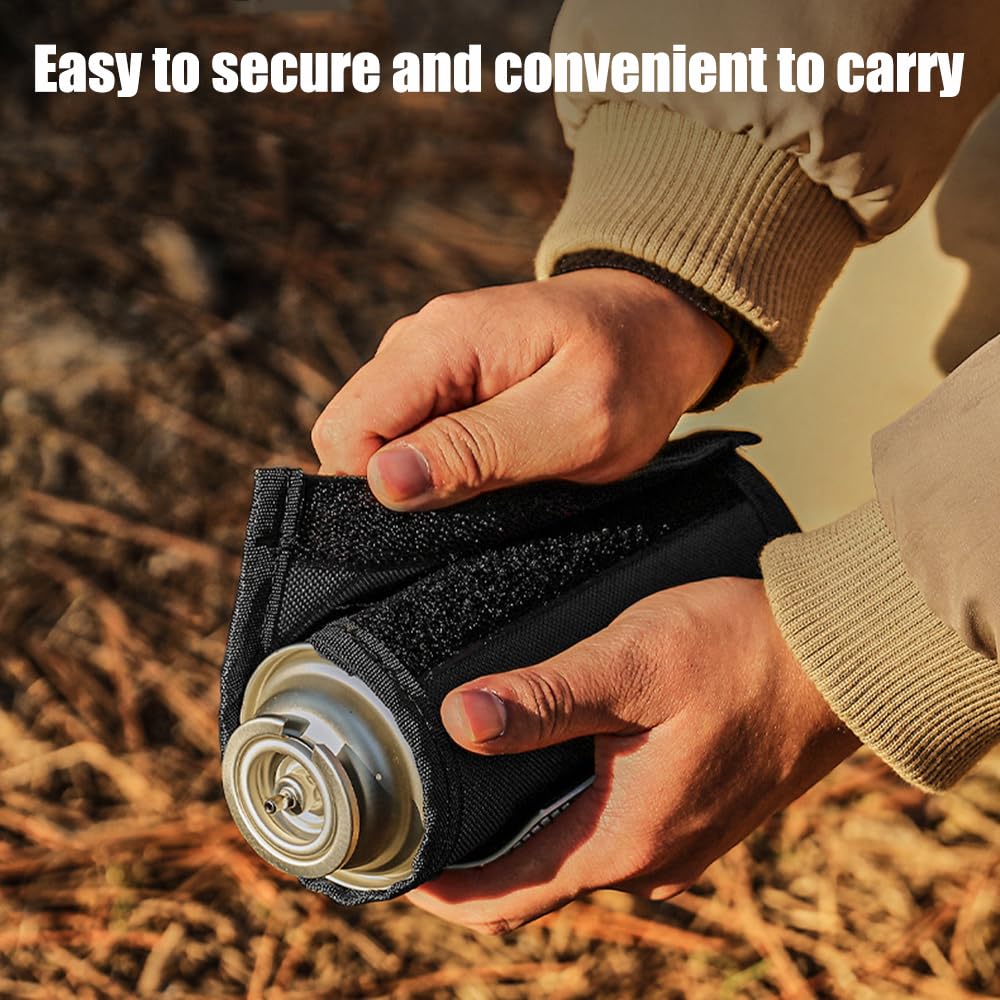 Fuel Cylinder Storage Bag, Shockproof Waterproof Gas Cylinder Sleeve Gas Canister Cover for Outdoor Camping Cooking Supplies