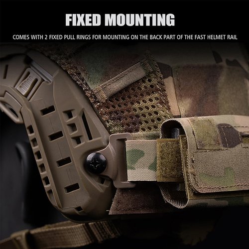 Tactical Helmet Counterbalance Weight Bag NVG Counterweight Pouch with Five Counter Blocks for OPS Fast BJ PJ MH