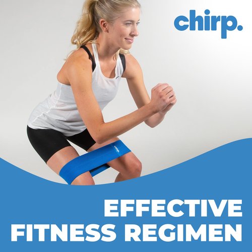 Chirp Premium Quality Resistance Bands - Versatile, Strength, Flexibility, and Physical Therapy, Durable Exercise, Gym, Workout Bands for Men and Women - 3 Levels of Resistance, 31.5 Inches.