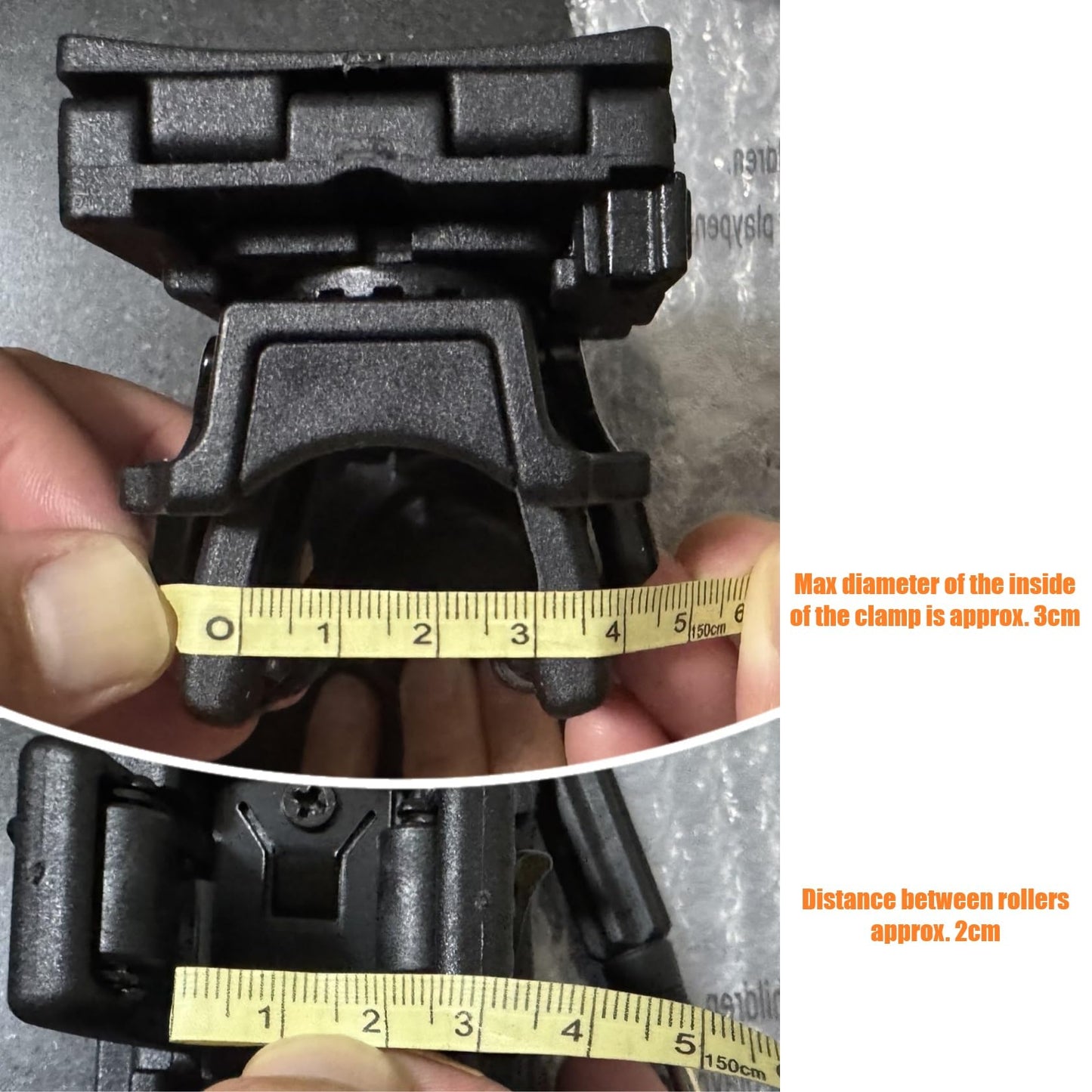 TACNEX Quick Release Flashlight Holder w/MOLLE Vest Clip Tactical Torch Holster Carrier Rotatable Light Carry Case Stand fit 1"-1.25" Diameter Flashlight for Police Leo Security Military Patrol
