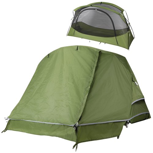 REDCAMP Multifuncational Cot Tent for 1 Person, Folding Camping Tent cot for Adult, Portable Elevated Tent Off The Ground Tent, 76x28x39.5in