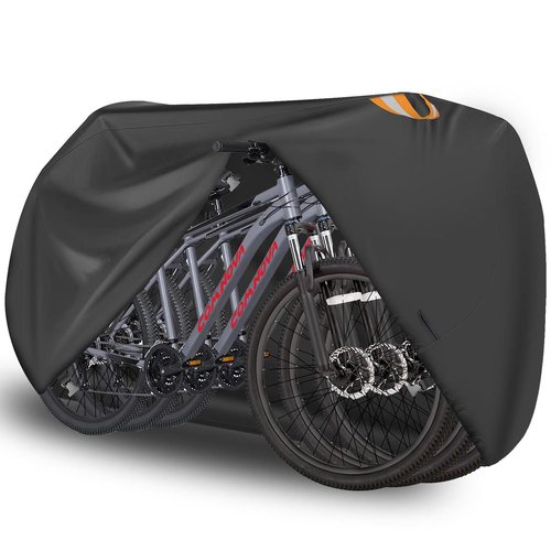 Comnova 3 Bike Cover - Outdoor Stationary Waterproof and Heavy Duty 600D Covers, Bicycle eBike, Mountain, Road, Hybrid, Beach Cruiser Storage