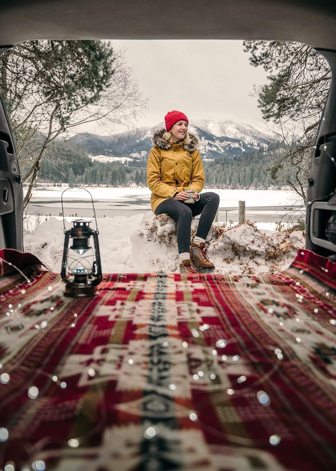 Inca Aztec Throw, Queen, King Blanket | Southwest Indian Navajo Boho Style | Native Cover for Camping, Bedding, Couch, Vanlife | Faux Alpaca, Lightweight, Hypoallergenic (Obsidian Black, Throw)