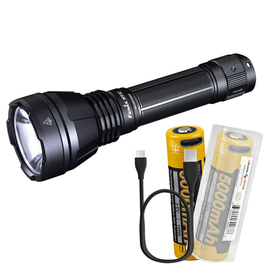 Fenix HT32 Tri-Color Hunting Light, 2500 Lumens 700 Yard Long Range Spotlight, USB-C Rechargeable for Hog Coyote Varmint Hunting with Extra Backup Battery and LumenTac Organizer