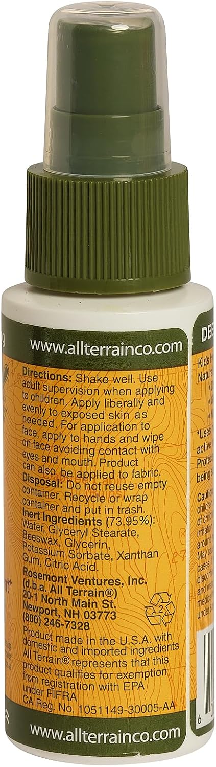 Kids Herbal Armor DEET-Free Pump Spray 4oz. Insect Repellent, Plant-Based and All-Natural Bug Repellent, Safe for Family and Pets, Mosquito and Bug Protection