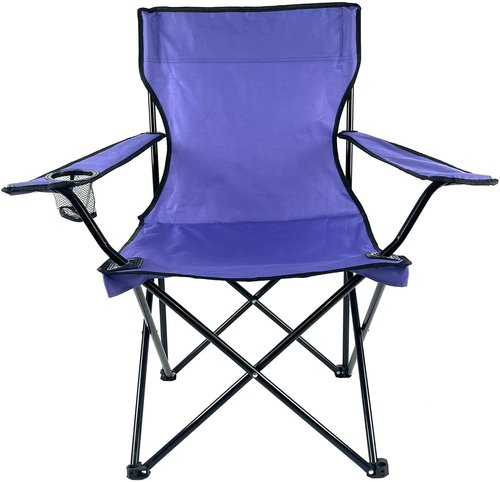 E-Z Living Folding Portable Outdoor Camping Chair[Large] (Purple)