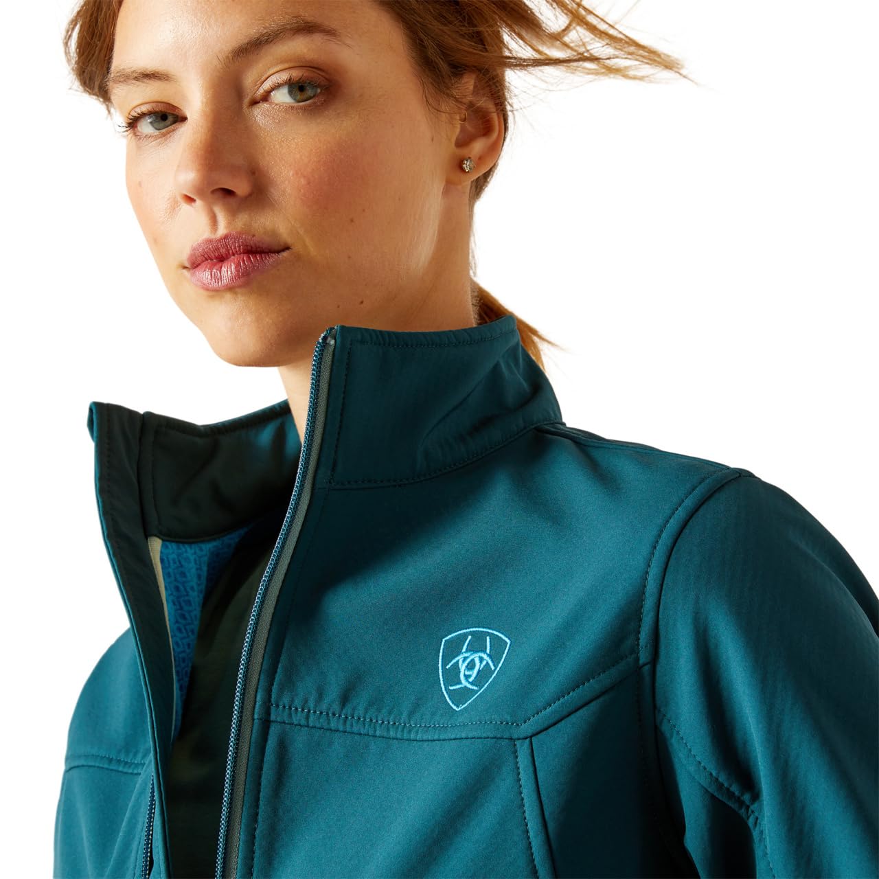 ARIAT Women's New Team Softshell Jacket - Reflecting Pond, X-Large