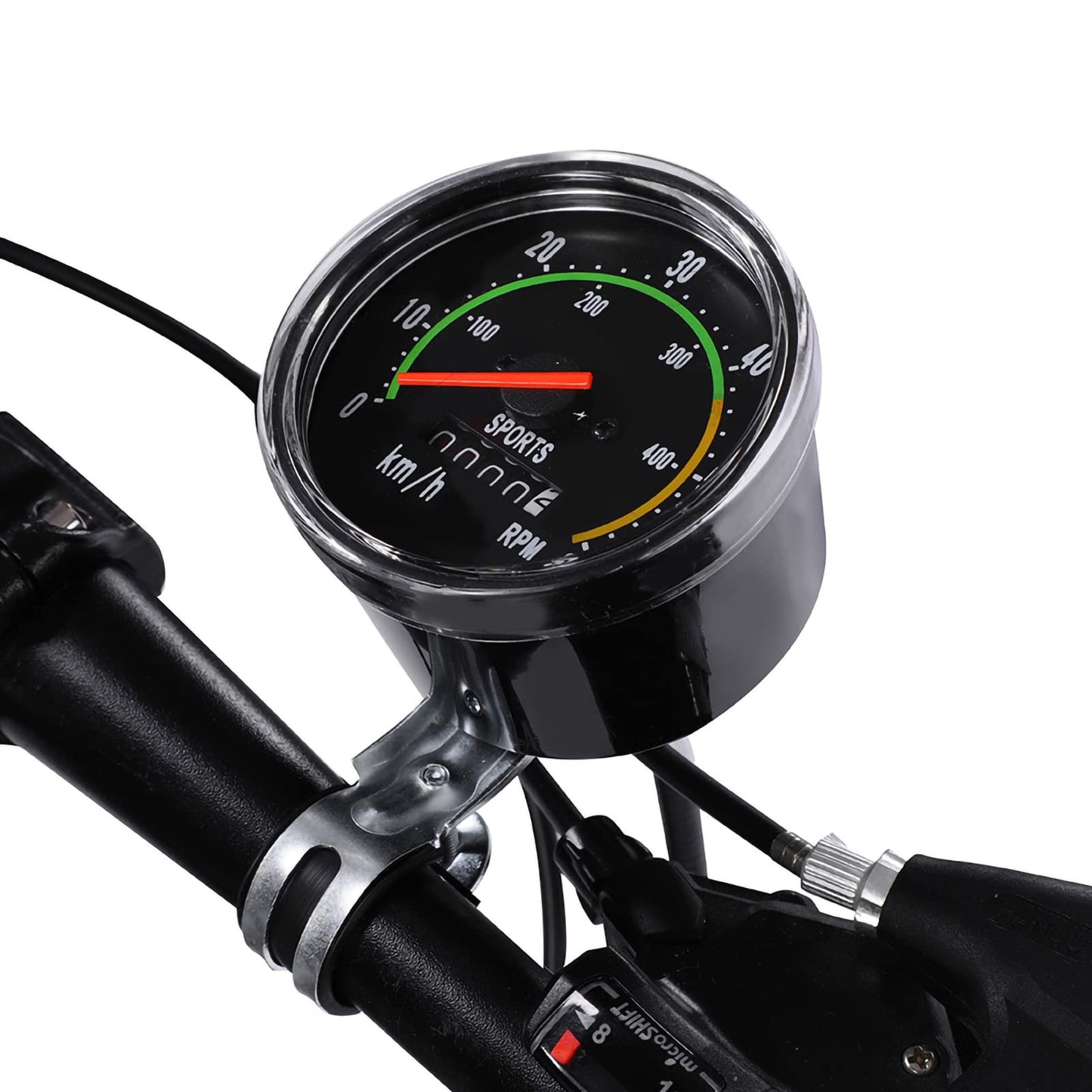 Airshi Mechanical Cycling Computer, Odometer, Speedometer, Stopwatch for Bicycle, Airshi4fc6vz2ntq