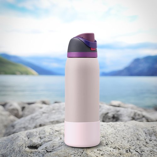 yoelike Silicone Water Bottle Boot for Owala 24 oz 32 oz 40 oz, 2PCS Anti-Slip Protective Sleeve for FreeSip/Twist/Flip, Watter Bottle Accessories, Bottom Bumper Cover, Dishwasher Safe, BPA Free