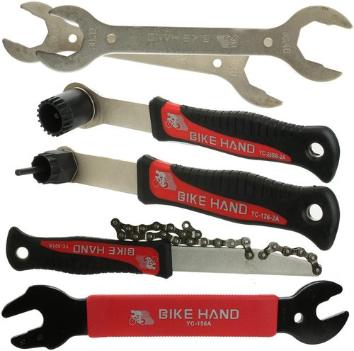 BIKE HAND 37pcs Bike Bicycle Repair Tool Kit with Torque Wrench - Quality Tools Kit Set for Mountain Bike Road Bike Maintenance in a Neat Storage Case