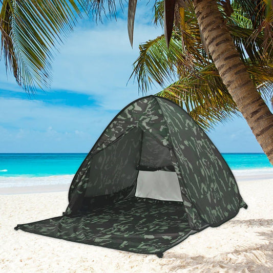 Automatic Pop Up Beach Tent Instant Portable Quick Sun Shelter for 2-3 Persons (Camouflage)