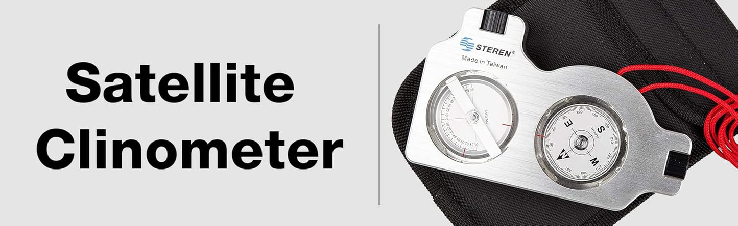 Satellite Finder - Surveyors Compass - Surveyor Compass - Clinometer Forestry - Survey Compass - Inclinometer Compass - Compass Inclinometer - Compass Clinometer Offroad - Survey Tools - STEREN