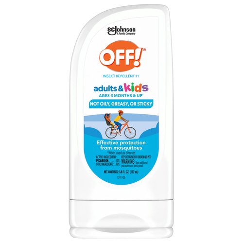 OFF! Insect Repellent Lotion for Adults & Kids, Fragrance-Free Bug Repellent for Everyday Protection from Mosquitoes and Ticks, 3.8 oz