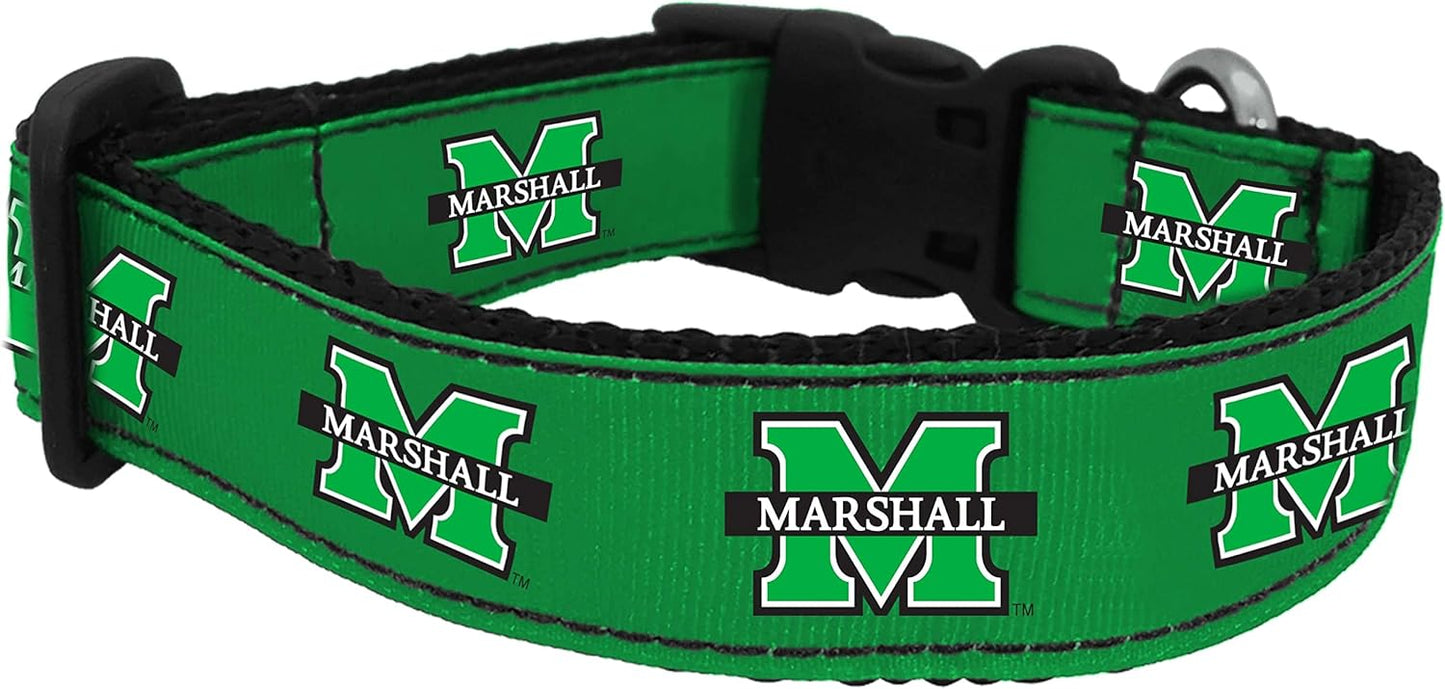 NCAA Marshall Thundering Herd Dog Collar (Team Color, Small)