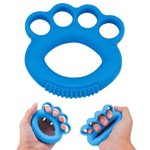 YeulYuuri Finger Exerciser, Hand Grip Strengthener,Grip Strength Trainer，(Blue-35 LB)