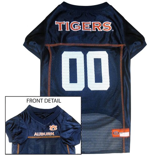 Pets First NCAA College Auburn Tigers Mesh Jersey for Dogs & Cats, Medium. Licensed Big Dog Jersey with Your Favorite Football/Basketball College Team (Pack of 2)
