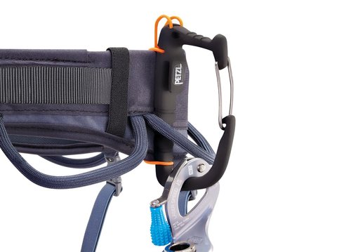 PETZL CORAX LT comfortable, durable harness for a variety of climbing objectives, L, dark gray
