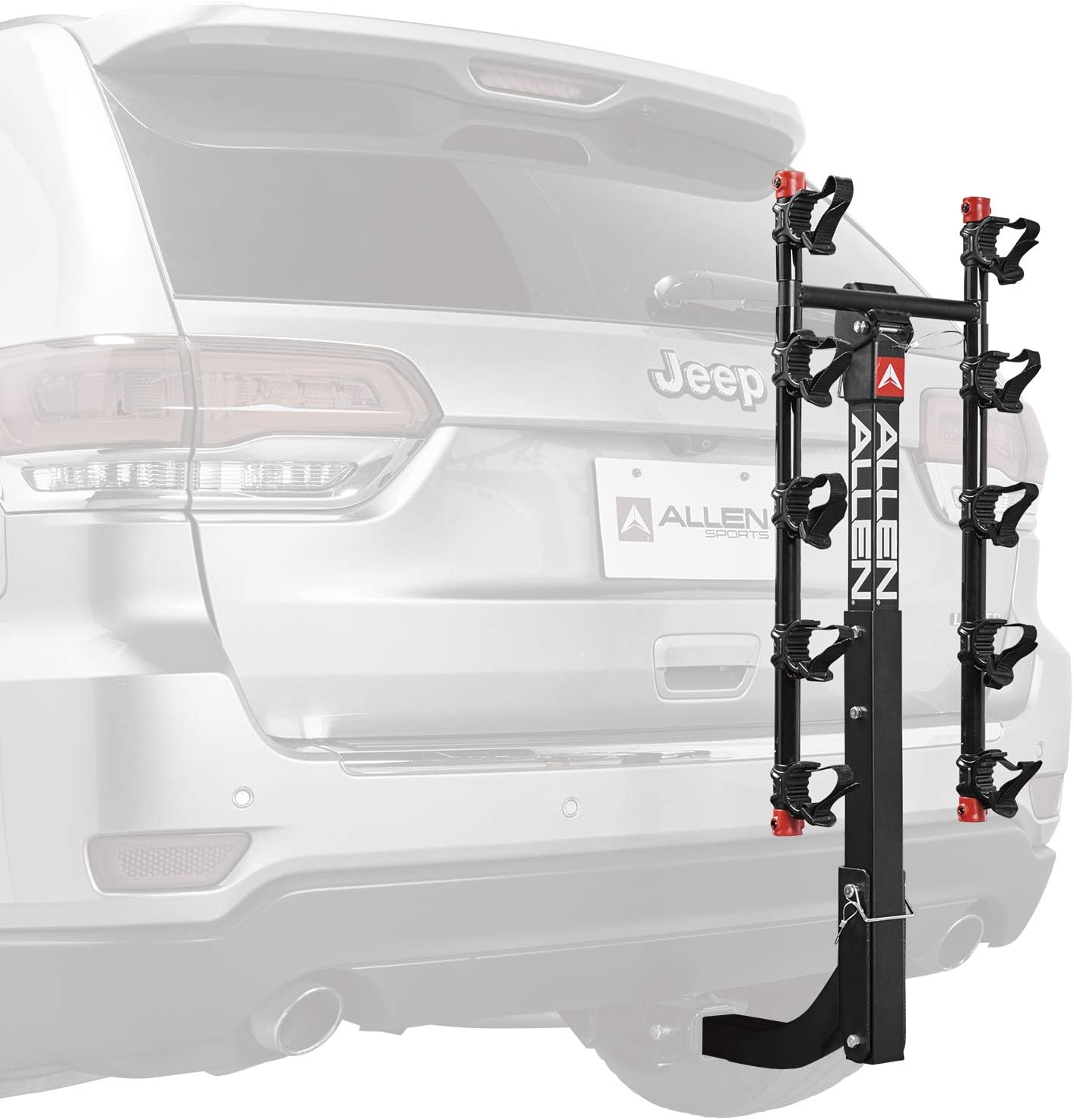 Allen Sports Deluxe Locking Quick Release 5-Bike Carrier for 2 in. Hitch, Model 552QR , Black