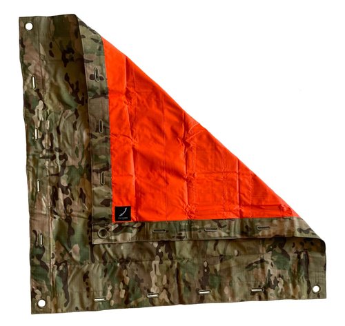 One Sabre Multipurpose Air Panel (MAP) - Signal Panel, Ground Marker, 100% Ripstop, Pack Cover, Sack, (Multicam)