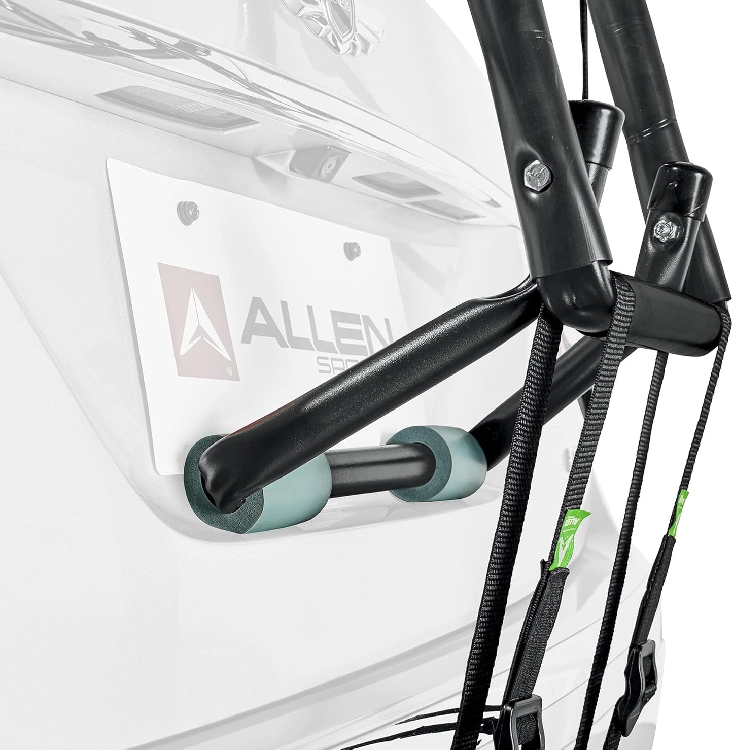 Allen Sports Deluxe 2-Bike Trunk Mount Rack, Model 102DN-R, Black