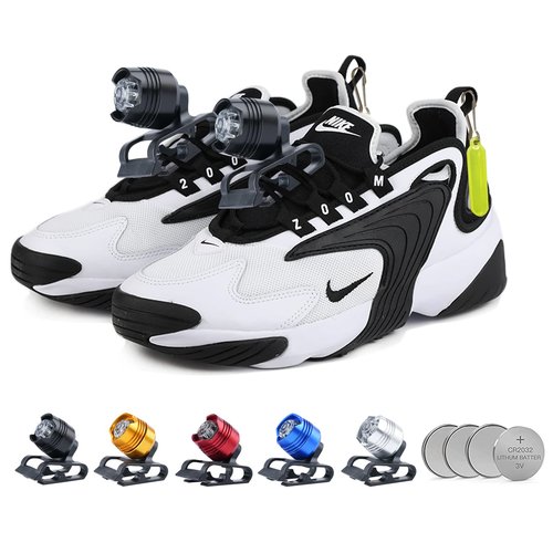 outtip Runner Running Lights, 2pcs IPX5 Waterproof Shoe Headlights, Walking at Night Light for Running Shoes & Croc - for Dog Walking, Camping, Jogging, Suitable for Kids & Adults (Yellow)